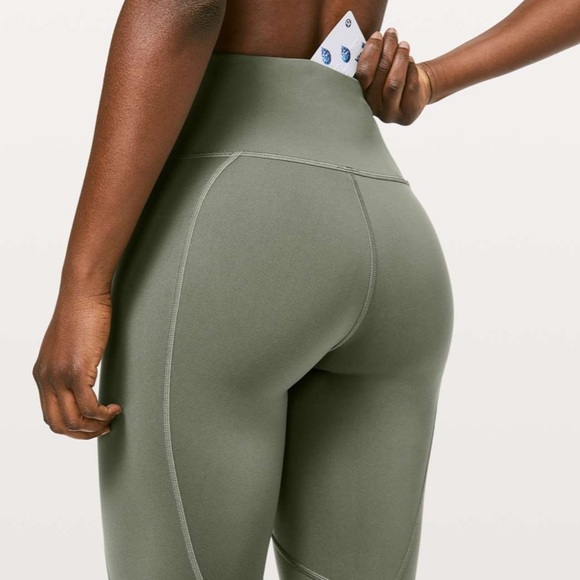 Lululemon to the beat tight • grey sage • size 4 - Picture 3 of 6